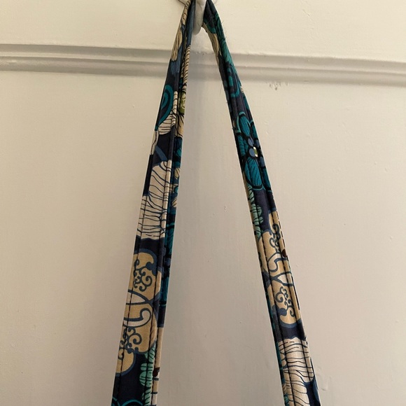 Vera Bradley Small Tote in Mod Floral Blue - Picture 8 of 11